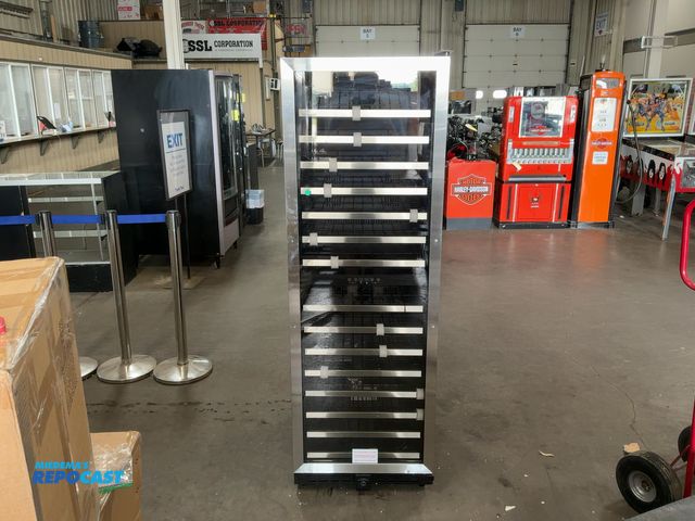 Lot 2-11522 - Scratch & Dent Vinotemp EL-142SDST 155-Bottle Dual-Zone Wine Cooler