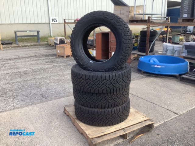 Lot 2-75504 - 4 Goodyear Wrangler DuraTrac RT, Tire Size LT295/65R20 129/126S M+S