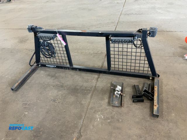 Lot 2-20040 - Backrack Truck Headache Rack, Four LED Lights, comes with extra brackets, 70-1/2” wide, 26” tall