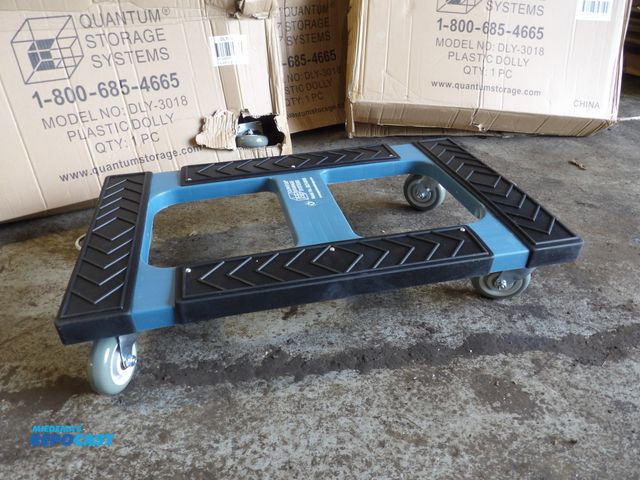 Lot 2-53960 - Lot of (3) Quantum Storage: general purpose dolly, 1000 lb load Cap, 30"Lx '18" W x7"  H# 1UVTI