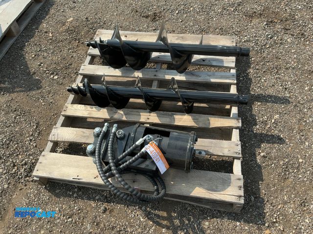 Lot 2-40241 - New SDLANCH Hydraulic Auger Mini Excavator Attachment, Fits Chinese Mini Excavators, Approx. 1-1/4" ...