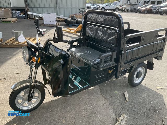 Repocast.com - Lot 2-78571 - Electric tricycle with trailer back HDYS ...