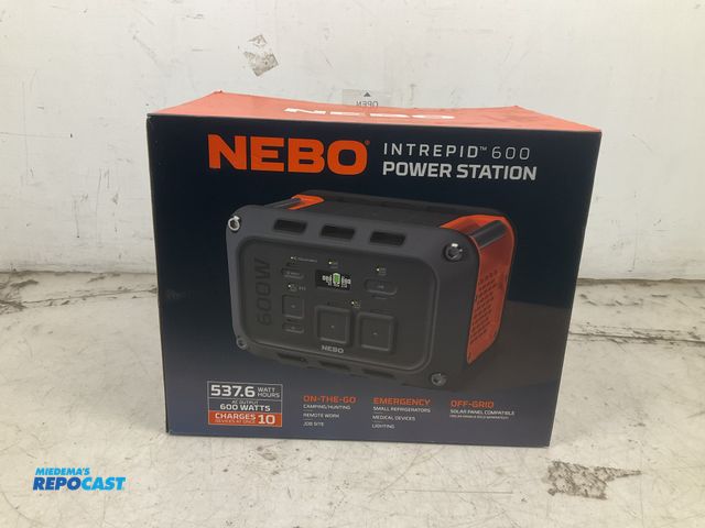 Lot 2-17063 - Nebo Intrepid 600 Power Station, 537.6 Watt Hours