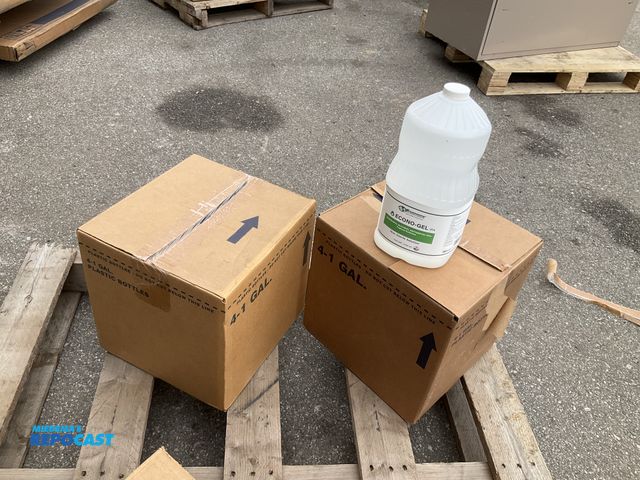 Lot 2-60801 - Lot of (8) 1 gallon jugs of Sanitizer, Economy Econo Gel IPA, Isopropyl Alcohol Antiseptic 70%, Topi...