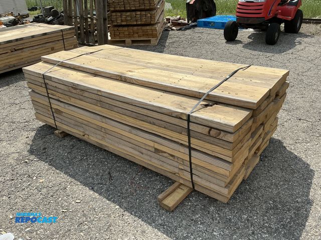 Lot 2-64558 - Bunk of 2” x 10” x 72” Recycled Dimensional Lumber