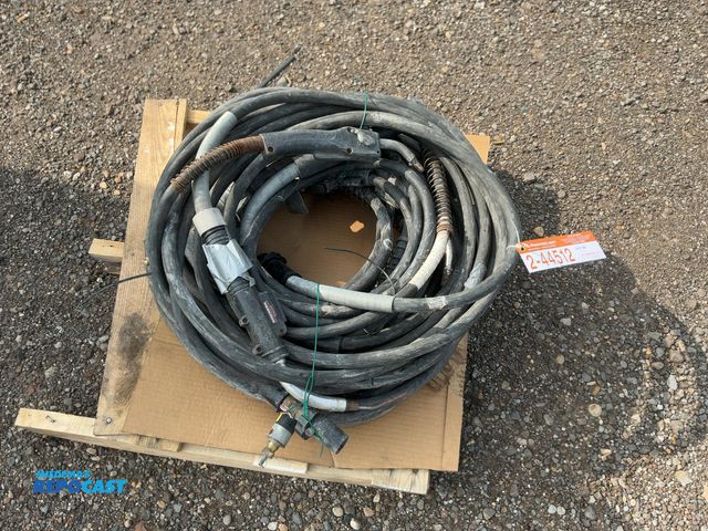 Lot 2-44512 - Lot of Assorted Used Welding Guns/Cables for Wire Feed Welders, Tweco, Magnum Pro, Profax, and other...
