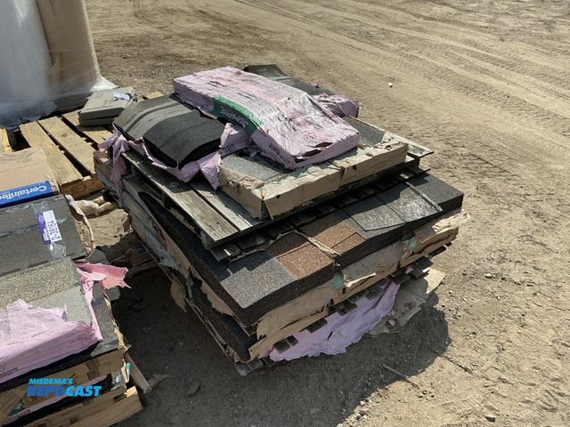 Lot 2-23005 - Skid of Supreme Onyx black algae resistant roof shingles, and Certainteed landmark roof shingles, si...