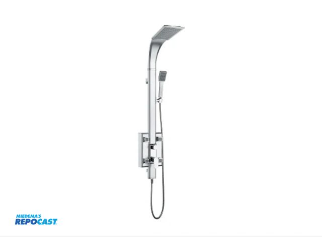 Lot 2-35014 - 1 Pasgo  BR1013J Chrome shower panel