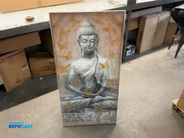 Lot 2-94497 - Canvas wall art painting, 24”x48”