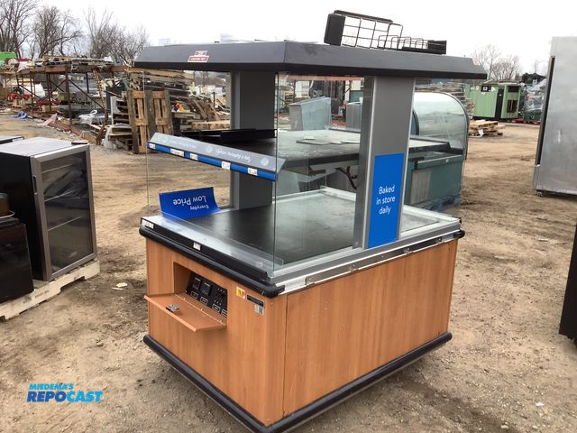 Lot 2-92084 - Baked in store 2 shelf display case heater