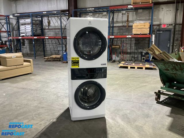 Lot 2-92292 - Scratch & Dent Electrolux 300 Series Laundry Tower Single Unit Washer &amp; Electric Dryer ELTE7300A...