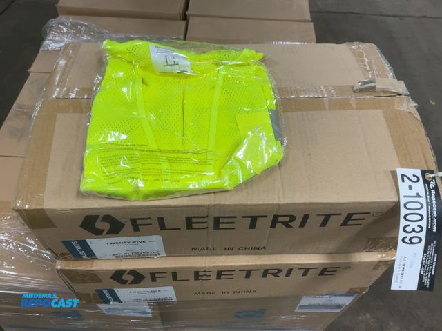 Lot 2-10039 - (50) New Fleetrite Safety Vests, Size Large