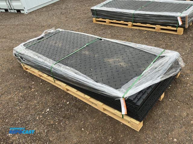 Lot 2-44671 - (15) New SDLANCH IRGPM Ground Protection Mats, Approx. 41-3/4” wide x 94-1/2”long x1/2” thick, diamo...