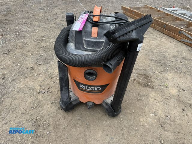 Lot 2-25597 - LARGE RIGID WET DRY SHOP VAC WITH ATTACHMENTS