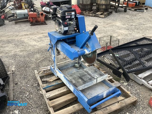 Lot 2-27364 - Lot of (1) predator 212cc concrete brick saw (needs new fuel lines)