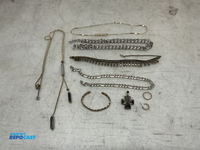 Lot 2-93359 - Lot of Miscellaneous Jewelry Including Necklaces, Pendant, Earring, and a Bracelet