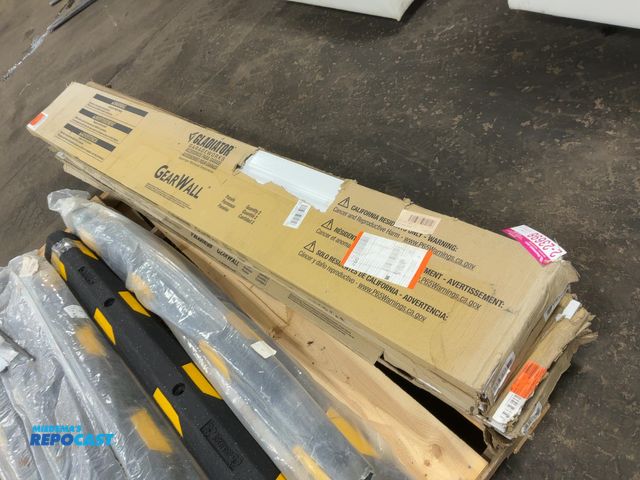 Lot 2-23698 - (6) Boxes of Gladiator GearWall 2-Pack 8’ Wall Panels, White, 12” tall, minor dings/scratches on edg...