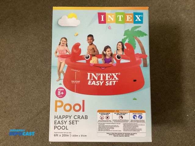 Lot 2-19166 - New Intex Happy Crab easy set Pool. 6 feet X 20 inches. Constructed with puncture resistant three pl...