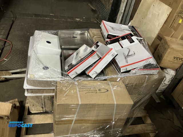 Lot 2-67982 - Skid of Assorted Rv Sinks and Faucets