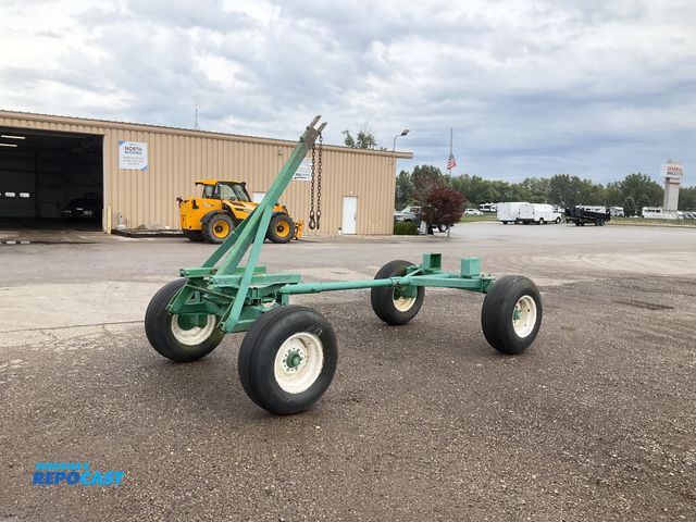 Lot 2-30970 - Heavy duty running gear with adjustable length and width, approx 9’ from center of axle to center of...