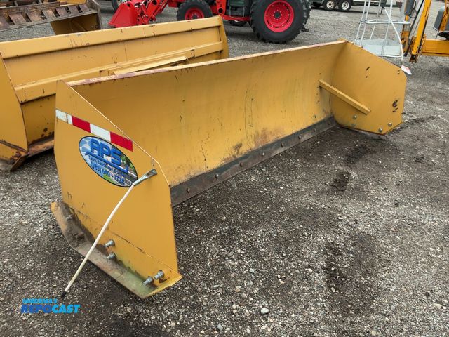 Lot 2-41963 - 10' Snow Pusher Box Skid Steer Attachment, Universal Quick Attach, Bolt on Metal Cutting Edge and Sh...