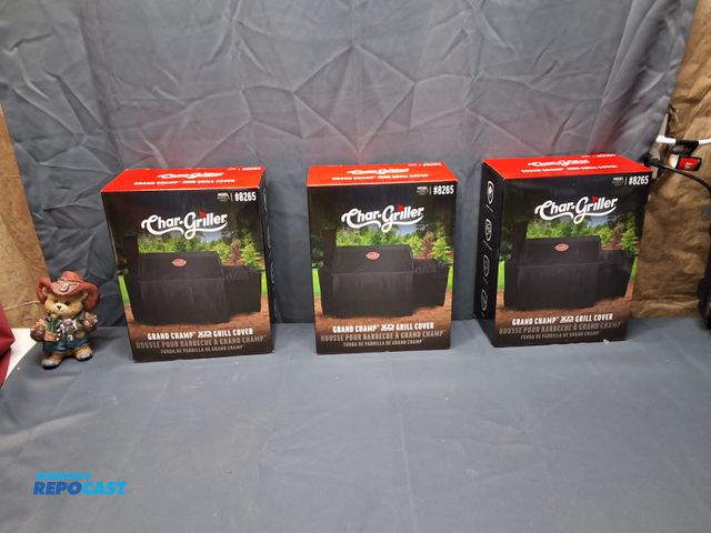 Lot 2-75943 - (3) CHAR-GRILLER GRAND CHAMP XD GRILL COVERS