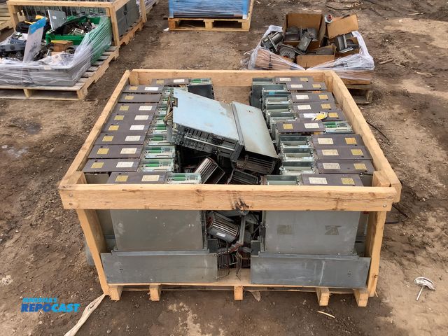 Lot 2-92075 - Skid of Indramat electronics and whirlpool air fans