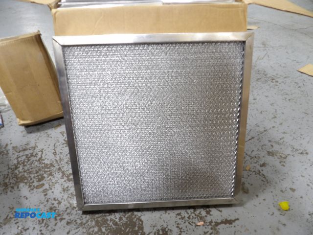 Lot 2-51099 - lot of 10 aluminum mesh air filters, 20" x 20" x 2"
