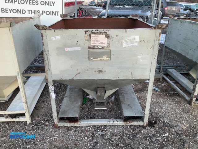 Lot 2-19777 - Portable steel industrial hopper