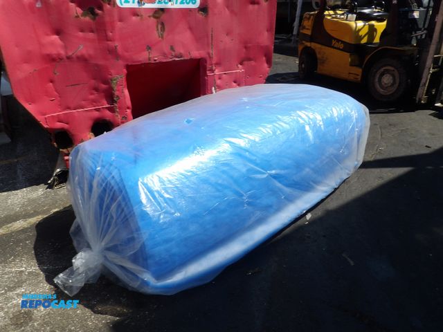 Lot 2-51085 - new grainger air filter roll, 72"h x 90' x 1" thick, #2GGH6