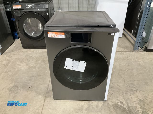 Lot 2-40235 - Scratch & Dent Samsung DV9CF53AES Bespoke AI Ultra Capacity Vented Front Load Electric Dryer