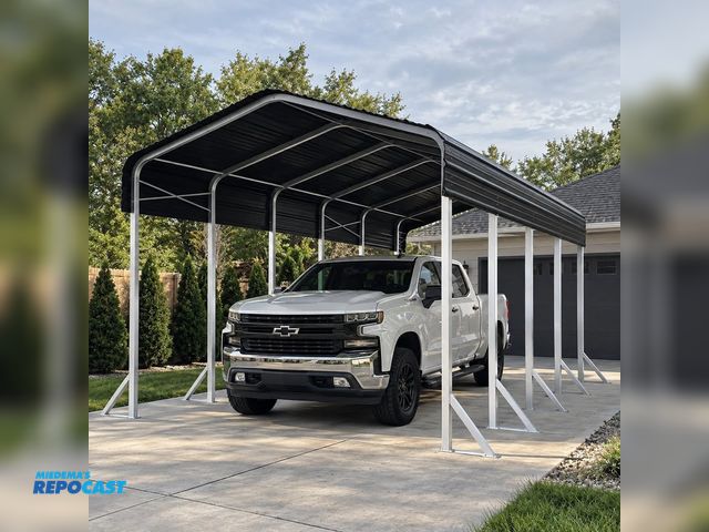 Lot 2-62812 - 12x20 ft Heavy Duty Metal Carport
