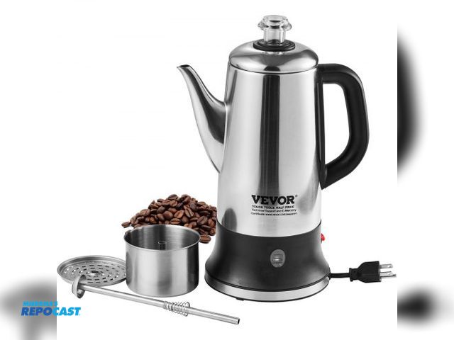 Lot 2-76773 - VEVOR stainless steel coffee maker model: SFC18100S