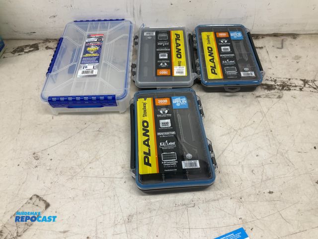 Lot 2-96393 - Lot of (4) tackle boxes