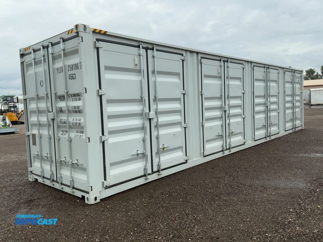 Lot 2-40863 - 2026 40’L x 8’W x 9’ 6”T High Cube Shipping/Ground Container, swing doors on one end and four sets o...