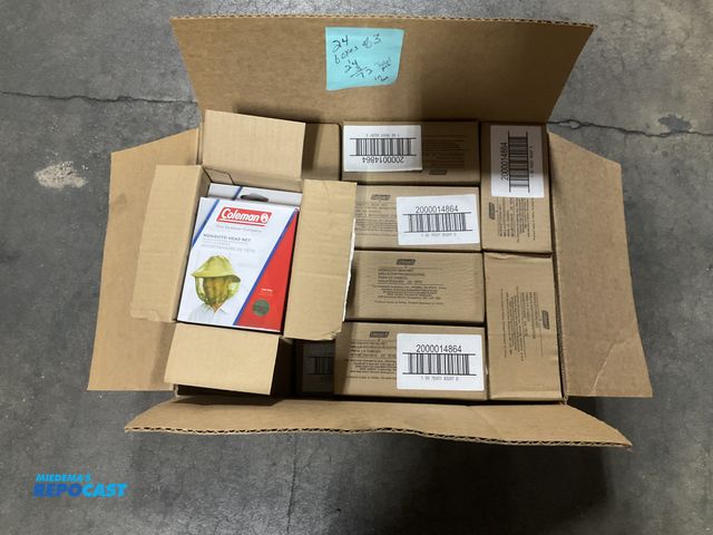 Lot 2-23069 - Lot of (72) Coleman mosquito head nets - 24 boxes of 3
