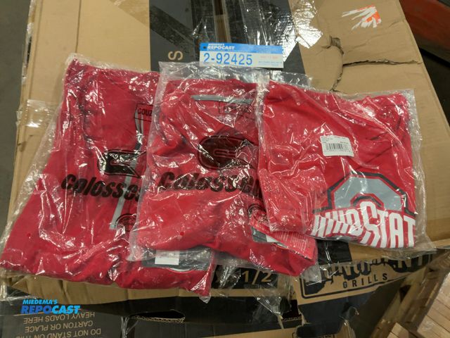 Lot 2-92425 - Lot of (2) New Ohio State Shirts &amp; (1) Jacket - all in Packaging