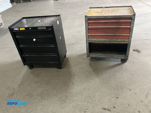 Lot 2-33628 - (2) tool boxes with measurements of approximately 33” x 26.5” x 17.5” and 32” x 18” x 27”