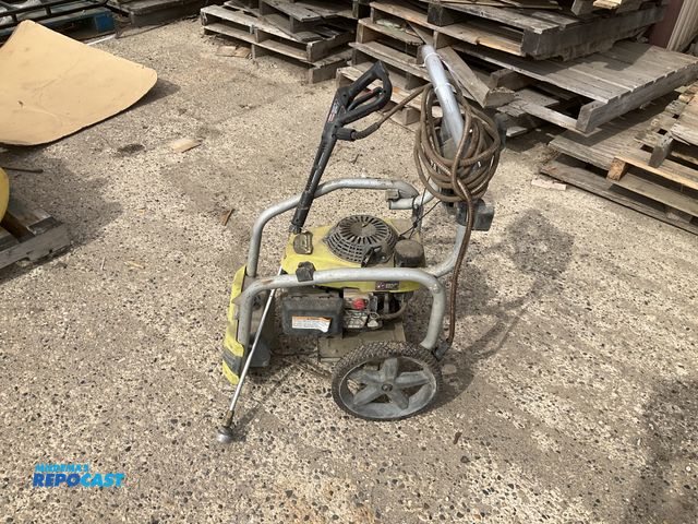 Lot 2-22787 - Ryobi 3100 psi pressure washer for parts or repair, 4-stroke gas engine with recoil start- engine is...
