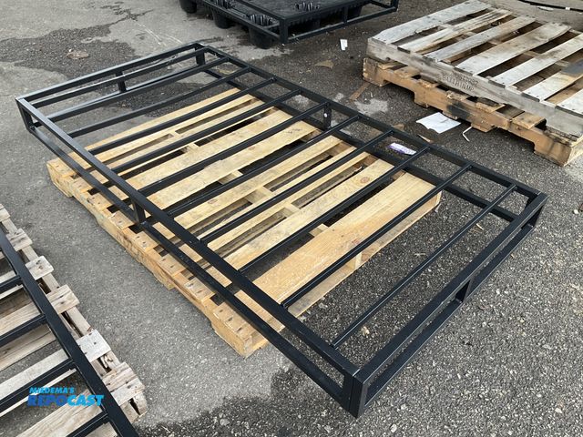 Lot 2-33598 - Metal bed frame with detachable bars approx. 74.5” x 38” x 6”