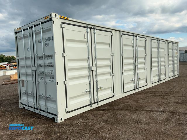 Lot 2-20289 - 2026 40’L x 8’W x 9’ 6”T High Cube Shipping/Ground Container, swing doors on one end and four sets o...