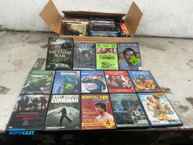 Lot 2-69705 - Box of DVD's of various genres