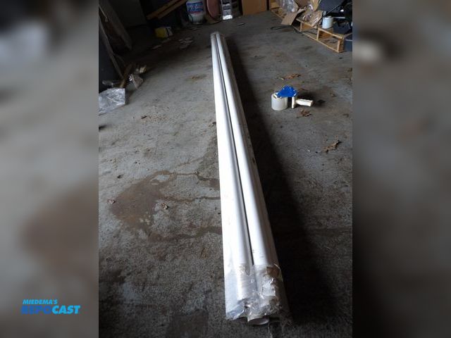 Lot 2-53320 - lot of (5) new PVC 10 ft length, 2"pipe Size, Schedule 40, un threaded, white