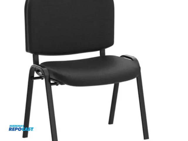 Lot 2-74199 - Vingli CC0FBPS Black Leather Chair