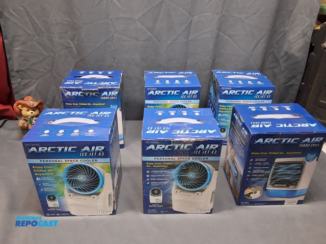 Lot 2-69510 - (2) ARCTIC AIR TURBO CHILL AND (4) ARCTIC AIR ICE JET X3 PERSONAL SPACE COOLERS