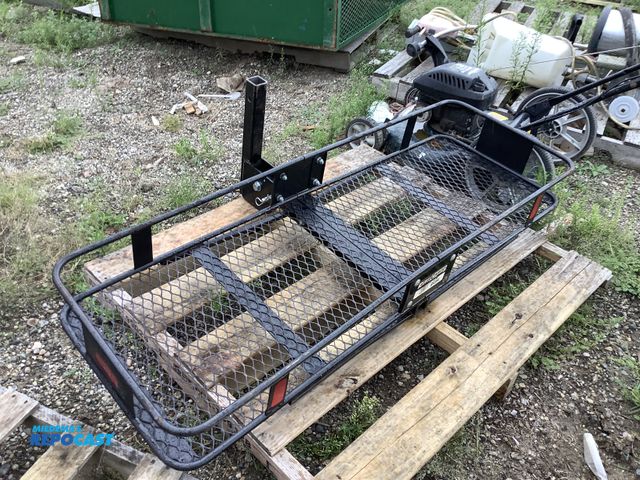 Lot 2-27365 - curt cargo transport rack, rear mounted, fold up, 22" x 60"