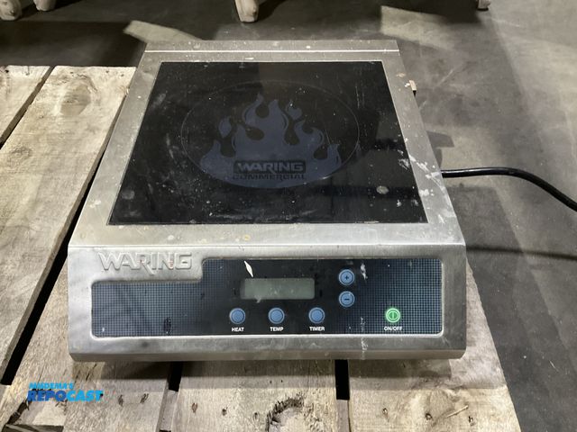 Lot 2-55031 - 1 Waring, model WIH400, commercial induction range, 120 volt/single phase input, 1800 watt (working ...