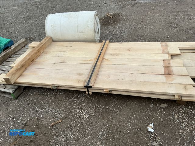 Lot 2-73138 - Lot of (2) Layers of 4/4 Red Oak- approx. 43" w x 8-9' long