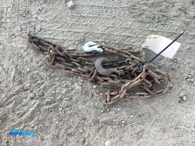 Lot 2-95018 - 5/16 x 11 foot Log Chain with grab &amp; slip hook