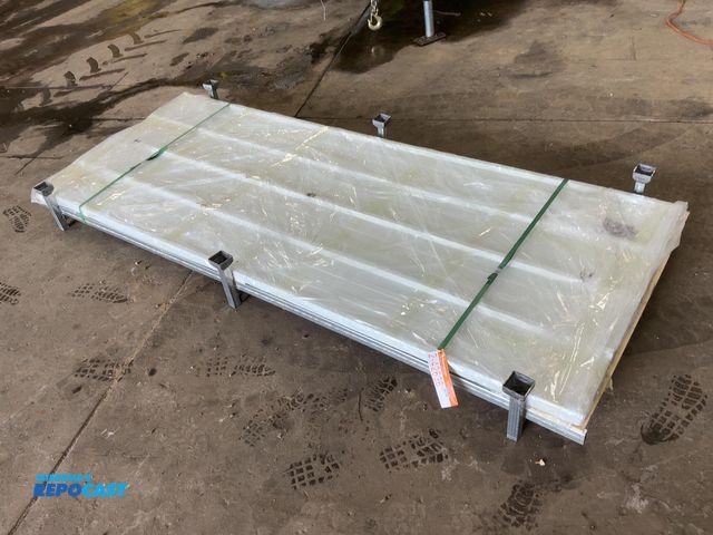 Lot 2-42636 - (50) Sheets of SDLANCH Corrugated Steel Sheet Metal, 5-Rib, Approx. 36-13/16” Wide x 94-1/2” Long, W...